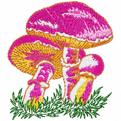 Mushroom Embroidery Design 3 Mushroom Embroidery Design 3